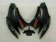 Suzuki GSXR 600/750 Motorrad Verkleidung 2006-2007 - Glanzendes Schwarz Rot