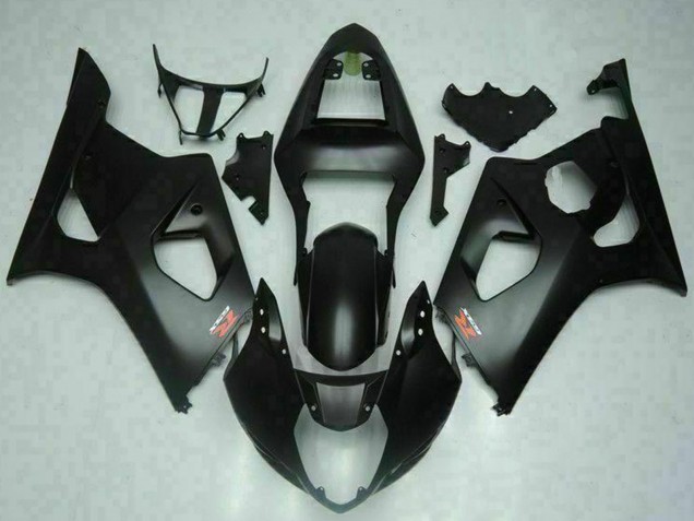Suzuki GSXR 1000 Motorrad Verkleidung 2003-2004 - Matt Schwarz Rot