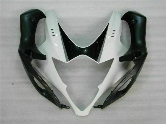Suzuki GSXR 1000 Motorrad Verkleidung 2005-2006 - Weiss Glanzendes Schwarz