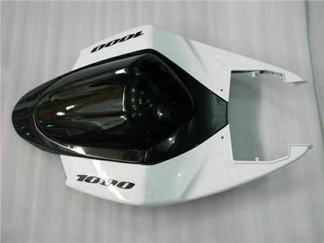 Suzuki GSXR 1000 Motorrad Verkleidung 2005-2006 - Weiss Glanzendes Schwarz