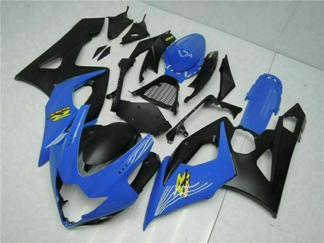 Suzuki GSXR 1000 Motorrad Verkleidung 2005-2006 - Blau Schwarz