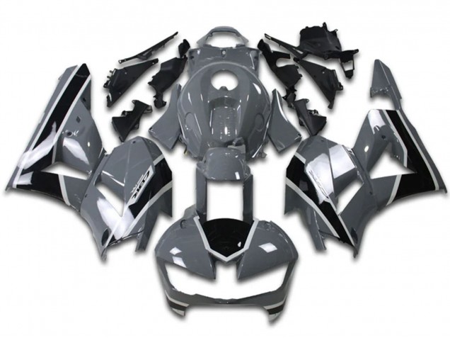 Honda CBR600RR Motorrad Verkleidung 2013-2023 - Nardo Grau Glanzendes Schwarz