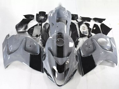Suzuki GSXR 1300 Hayabusa Motorrad Verkleidung 2008-2020 - Nardo Grau Schwarz