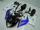 Suzuki GSXR 1000 Motorrad Verkleidung 2005-2006 - Weiss Blau Glanzendes Schwarz