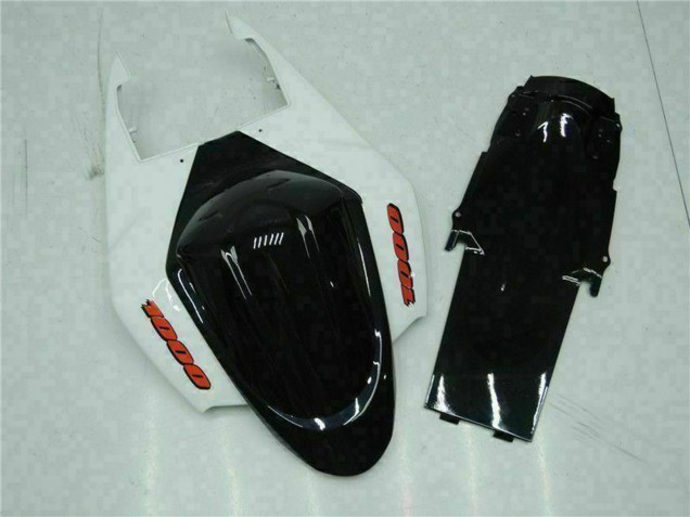 Suzuki GSXR 1000 Motorrad Verkleidung 2005-2006 - Weiss Blau Glanzendes Schwarz