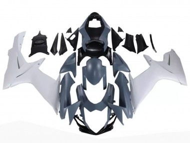 Suzuki GSXR 600 / GSXR 750 Motorrad Verkleidung 2011-2024 - Nardo Grau Weiss