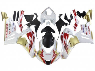 Honda CBR1000RR-R Motorrad Verkleidung 2020-2023 - Weiss Rot Gold Motul HRC