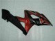 Suzuki GSXR 1000 Motorrad Verkleidung 2005-2006 - Rot Glanzendes Schwarz