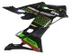 Kawasaki ZX25R ZX-25R Motorrad Verkleidung 2019-2025 - Grun Schwarz Rot Bienenwabe