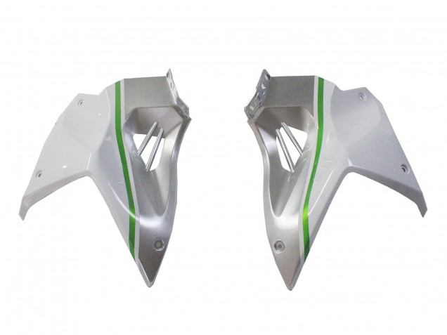 Kawasaki Ninja H2 Motorrad Verkleidung 2015-2022 - Weiss Silber Grun
