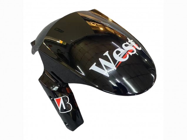 Kawasaki Z1000SX Motorrad Verkleidung 2010-2016 - Glanzendes Schwarz Gold Weiss Mobil West