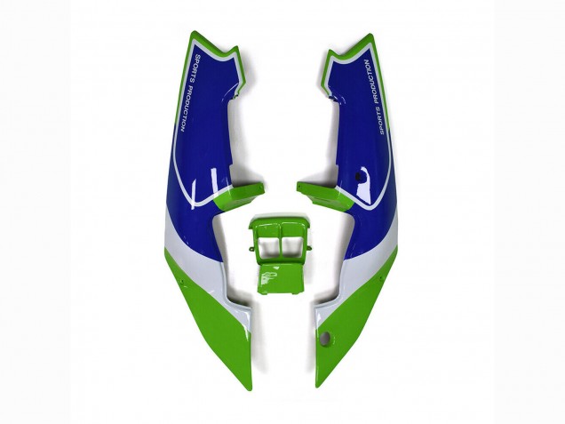 Kawasaki ZXR250 Motorrad Verkleidung 1989-1990 - Grun Weiss Blau