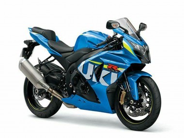 Suzuki GSXR 1000 Motorrad Verkleidung Kit 2009-2016 - Blau Grun Weiss