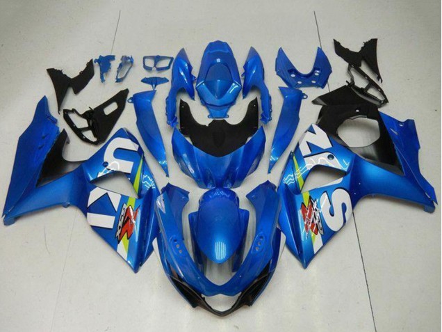 Suzuki GSXR 1000 Motorrad Verkleidung Kit 2009-2016 - Blau Grun Weiss