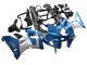 Kawasaki ZZR600 Motorrad Verkleidung 1998-2003 - Blau Silber Schwarz