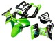 Kawasaki ZZR600 Motorrad Verkleidung 1998-2003 - Grun Glanzendes Schwarz Blau Monster Elf Touch4 Bridgestone