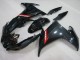Yamaha FZ6R Motorrad Verkleidung 2009-2015 - Glanzendes Schwarz Rot