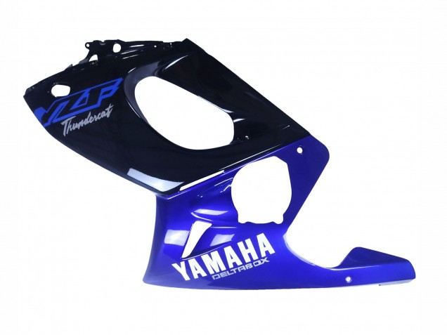 Yamaha YZF600R Thundercat Motorrad Verkleidung 1996-2007 - Blau Glanzendes Schwarz