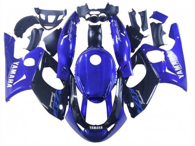 Yamaha YZF600R Thundercat Motorrad Verkleidung 1996-2007 - Blau Glanzendes Schwarz