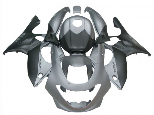 Yamaha YZF600R Thundercat Motorrad Verkleidung 1996-2007 - Matt Schwarz Grau