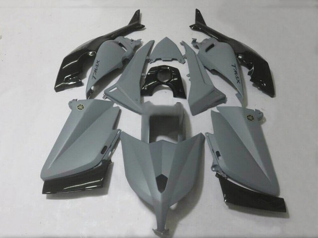 Yamaha TMAX530 Motorrad Verkleidung 2012-2014 - Matt Grau Glanzendes Schwarz