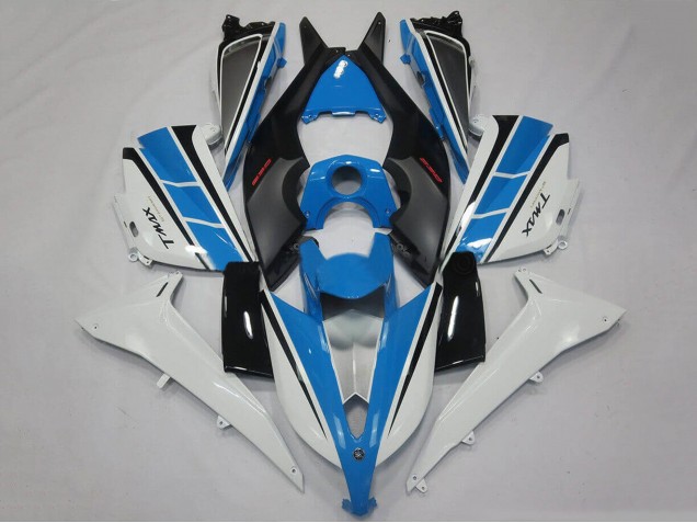 Yamaha TMAX530 Motorrad Verkleidung 2012-2014 - Weiss Blau Schwarz
