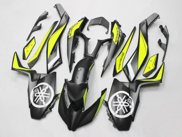 Yamaha XMAX300 Motorrad Verkleidung 2017-2021 - Schwarz Gelb Weiss
