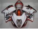 Suzuki GSXR 1300 Hayabusa Motorrad Verkleidung 1996-2007 - Weiss Orange Schwarz