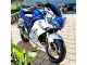 Suzuki SV650 Motorrad Verkleidung 2003-2013 - Weiss Blau Lucky Strike Motul