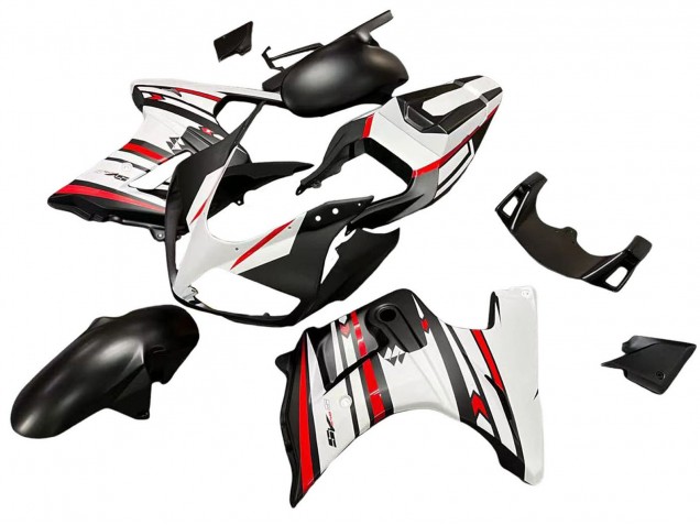 Suzuki SV650 Motorrad Verkleidung 2003-2013 - Weiss Rot Schwarz