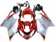 Aprilia RSV1000 Motorrad Verkleidung 2003-2006 - Weiss Rot Schwarz