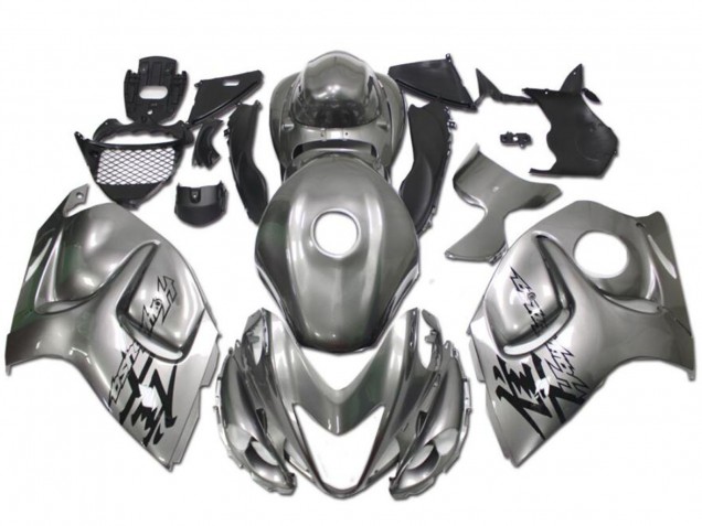 Suzuki GSXR 1300 Hayabusa Motorrad Verkleidung 2008-2020 - Silber