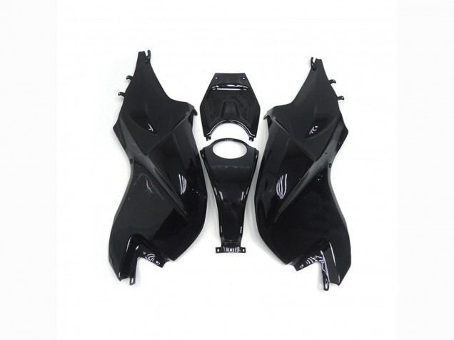 BMW K1200S Motorrad Verkleidung 2005-2010 - Glanzendes Schwarz Matt Schwarz