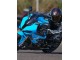 BMW S1000RR Motorrad Verkleidung 2019-2022 - Blau Schwarz Carbonfaser