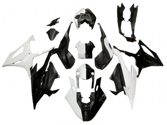 BMW S1000RR Motorrad Verkleidung 2019-2022 - Weiss Schwarz