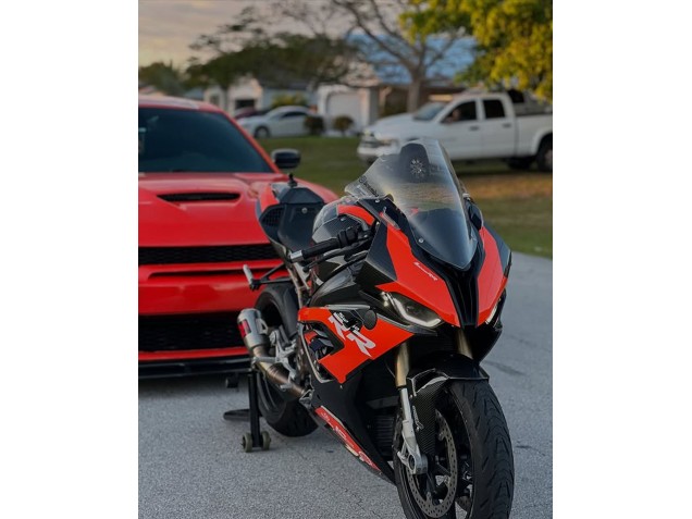 BMW S1000RR Motorrad Verkleidung 2019-2022 - Rot Schwarz