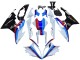 BMW S1000RR Motorrad Verkleidung Kit 2015-2016 - Weiss Rot Blau Glanzendes Schwarz