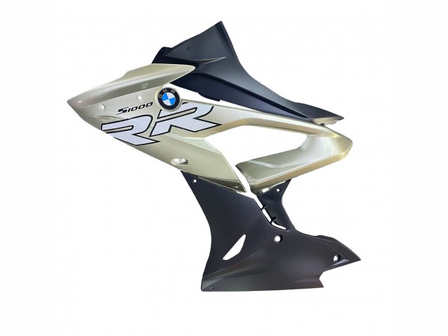 BMW S1000RR Motorrad Verkleidung 2015-2016 - Silber Glanzendes Schwarz Matt Schwarz