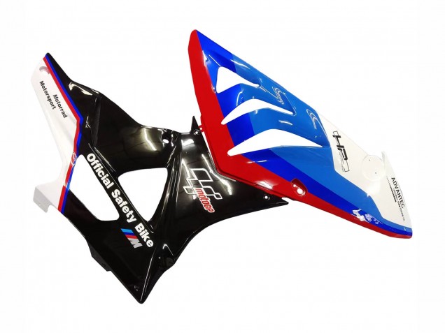 BMW S1000RR Komplette Abs Verkleidung 2009-2014 - Weiss Rot Blau Glanzendes Schwarz