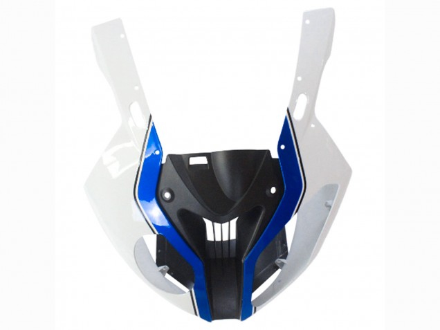 BMW S1000RR Motorrad Verkleidung 2009-2014 - Weiss Blau Glanzendes Schwarz Castrol