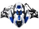 BMW S1000RR Motorrad Verkleidung 2009-2014 - Weiss Blau Glanzendes Schwarz Castrol