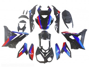 BMW S1000R Motorrad Verkleidung 2014-2016 - Blau Rot Schwarz