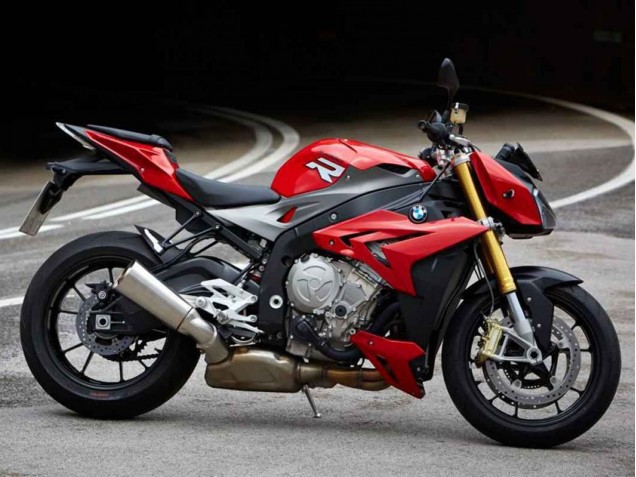 BMW S1000R Motorrad Verkleidung 2014-2016 - Schwarz Rot