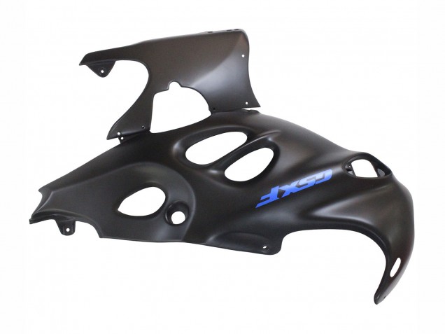 Suzuki GSX600F/GSX750F Motorrad Verkleidung 2004-2006 - Matt Schwarz mit Blau Logo