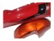Suzuki GSX600F/GSX750F Motorrad Verkleidung 2004-2006 - Burnt Orange Weiss Logo