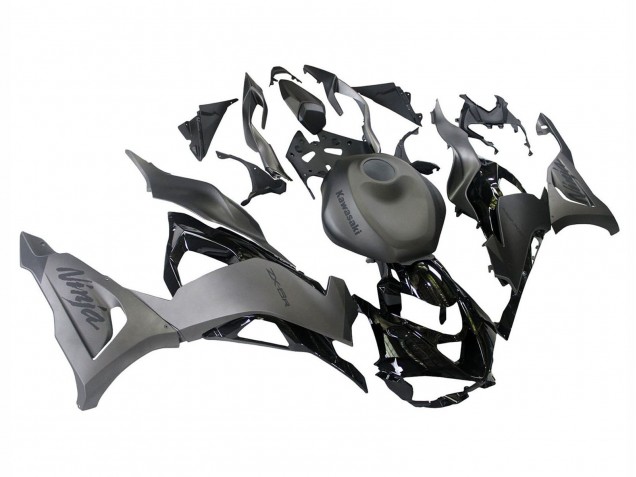 Kawasaki ZX6R Motorrad Verkleidung 2023-2025 - Grau Ninja