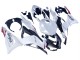 Kawasaki ZX6R Motorrad Verkleidung 2023-2025 - Perl Weiss Schwarz Rot