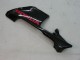 Honda CBR600RR Motorrad Verkleidung 2003-2004 - Glanzendes Schwarz Rot Aufkleber