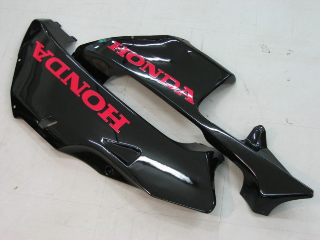 Honda CBR600RR Motorrad Verkleidung 2003-2004 - Glanzendes Schwarz Rot Aufkleber
