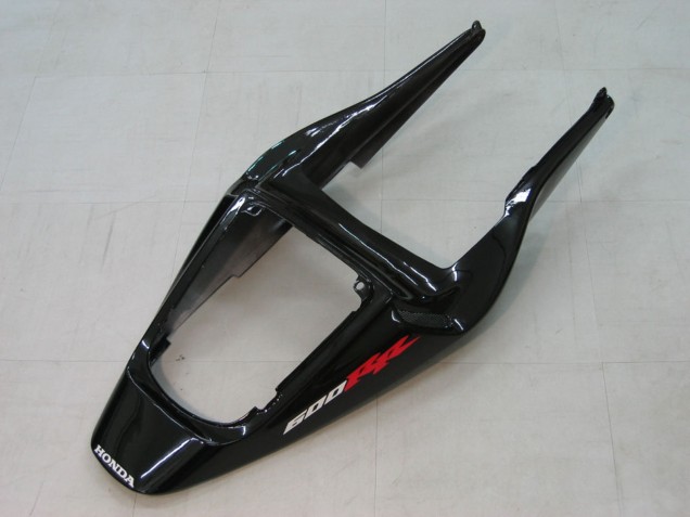 Honda CBR600RR Motorrad Verkleidung 2003-2004 - Glanzendes Schwarz Rot Aufkleber